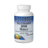 Planetary Herbals, Glucosamine MSM Herbal, 180 Tablets